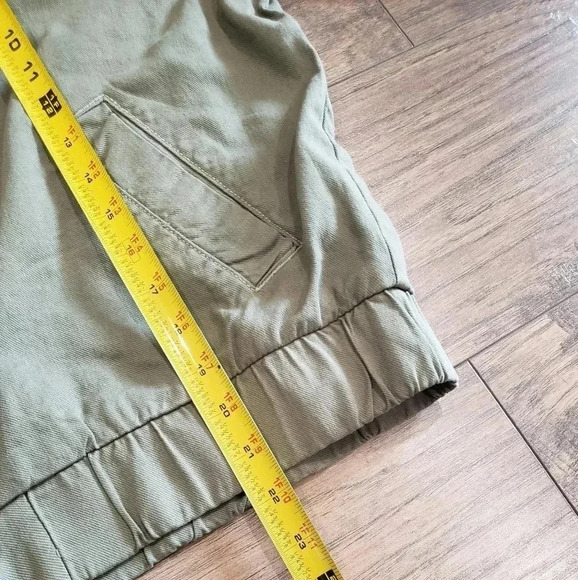 NWT Michael Kors Army Green Bomber Jacket Size XL - Picture 6 of 7